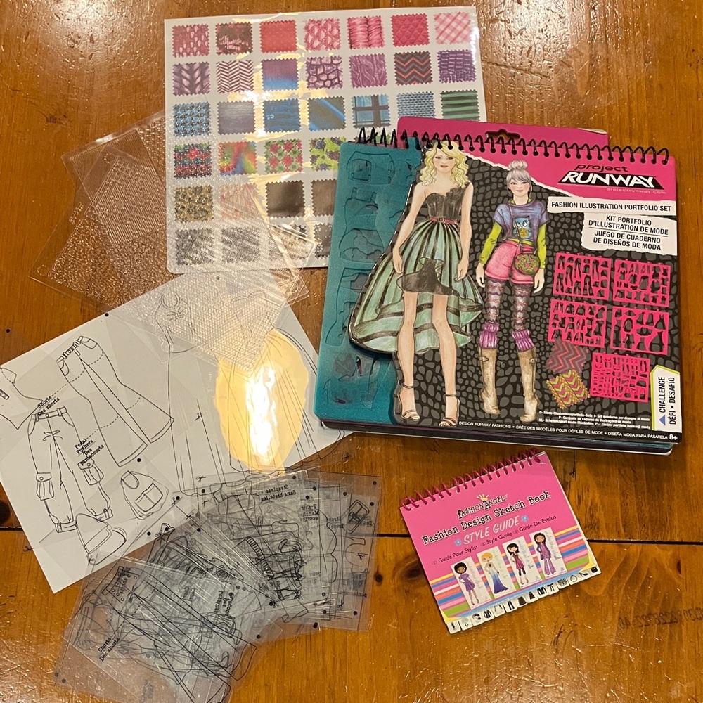 Fashion Illustration Portfolio Set with Style Guide